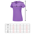 T-shirt rafraîchissant col en V pour femme