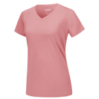 T-shirt rafraîchissant col en V pour femme