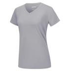 T-shirt rafraîchissant col en V pour femme