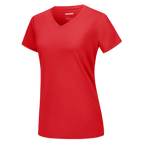 T-shirt rafraîchissant col en V pour femme