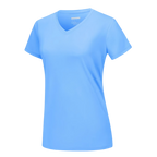 T-shirt rafraîchissant col en V pour femme