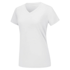 T-shirt rafraîchissant col en V pour femme