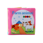 Livre interactif à velcro pour enfants sur le thème de la ferme