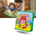 Livre interactif à velcro pour enfants sur le thème de la ferme