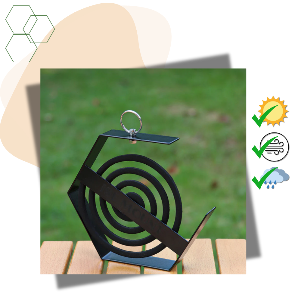 Support en fer pour spirale anti-moustique