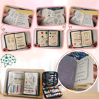 Livre de points de broderie sur lin