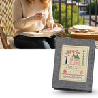 Livre de points de broderie sur lin