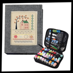 Livre de points de broderie sur lin