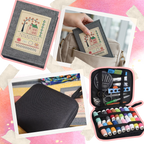 Livre de points de broderie sur lin