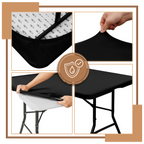 Nappe rectangulaire en cuir d'agneau