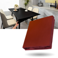Nappe rectangulaire en cuir d'agneau