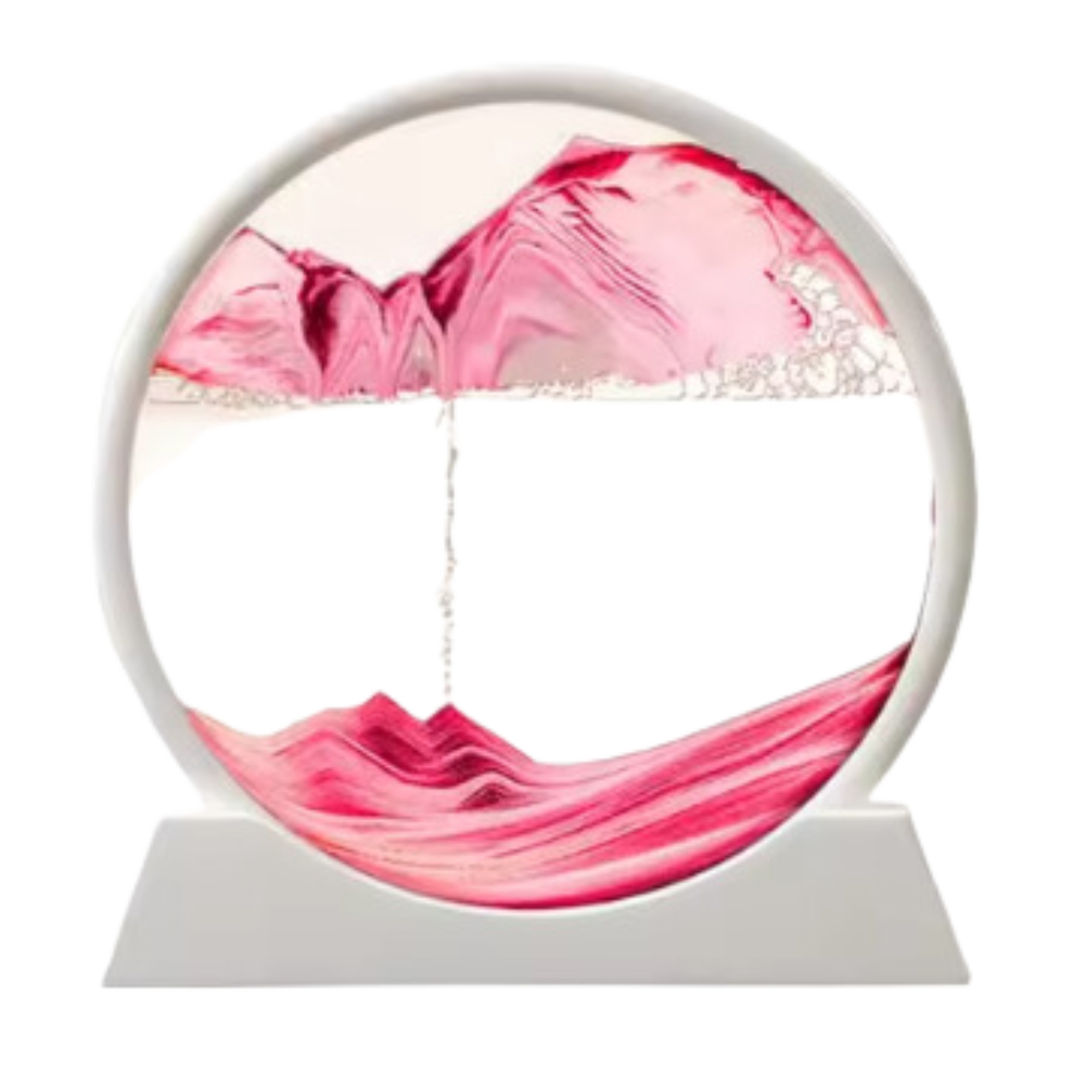 Image d'art de sable en mouvement dynamique
