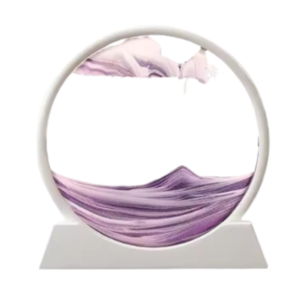 Image d'art de sable en mouvement dynamique