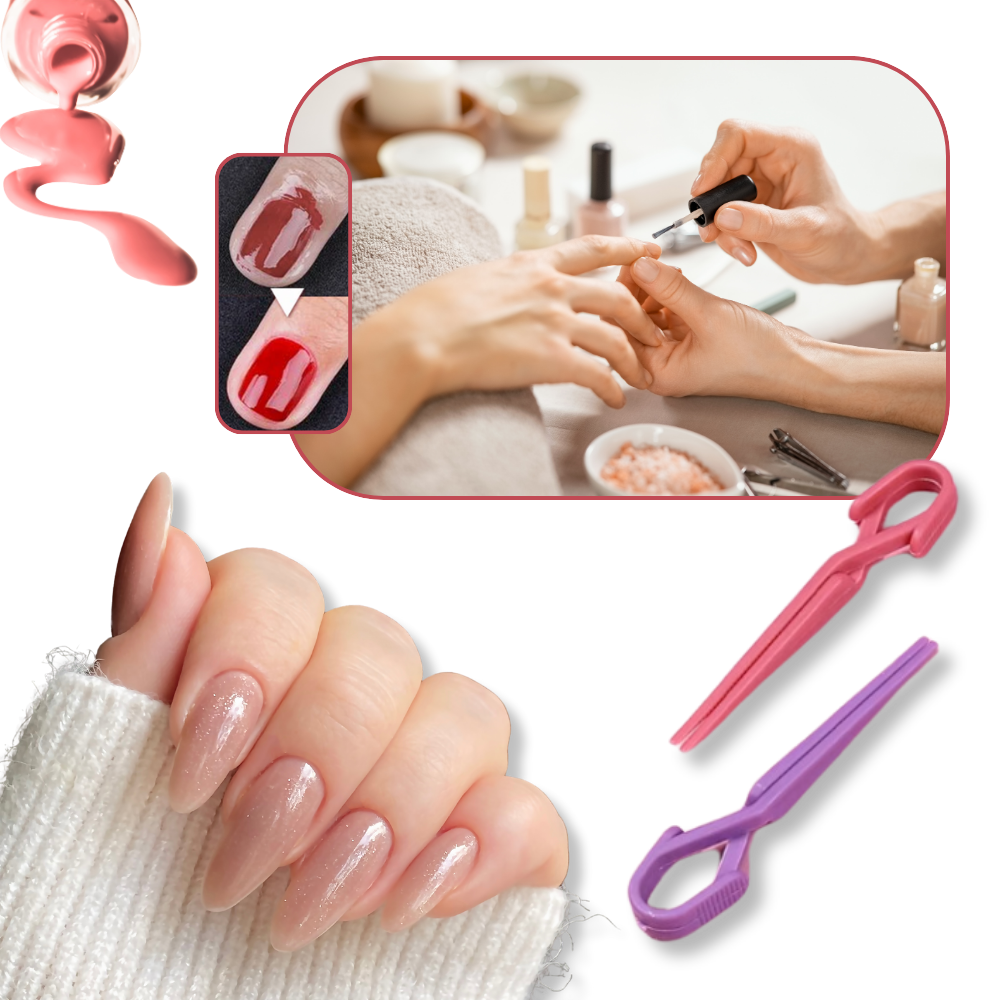 Protecteur de doigt pour pose de vernis à ongles sans débordement