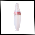 Biberons en silicone avec cuillère anti-débordement