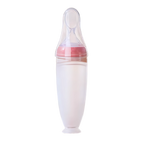 Biberons en silicone avec cuillère anti-débordement