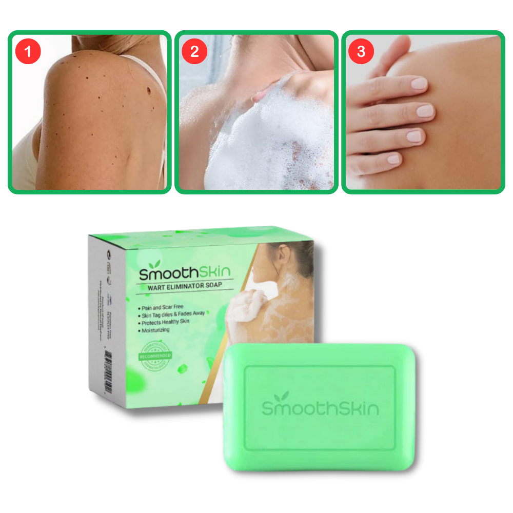 Savon exfoliant hydratant contre les verrues