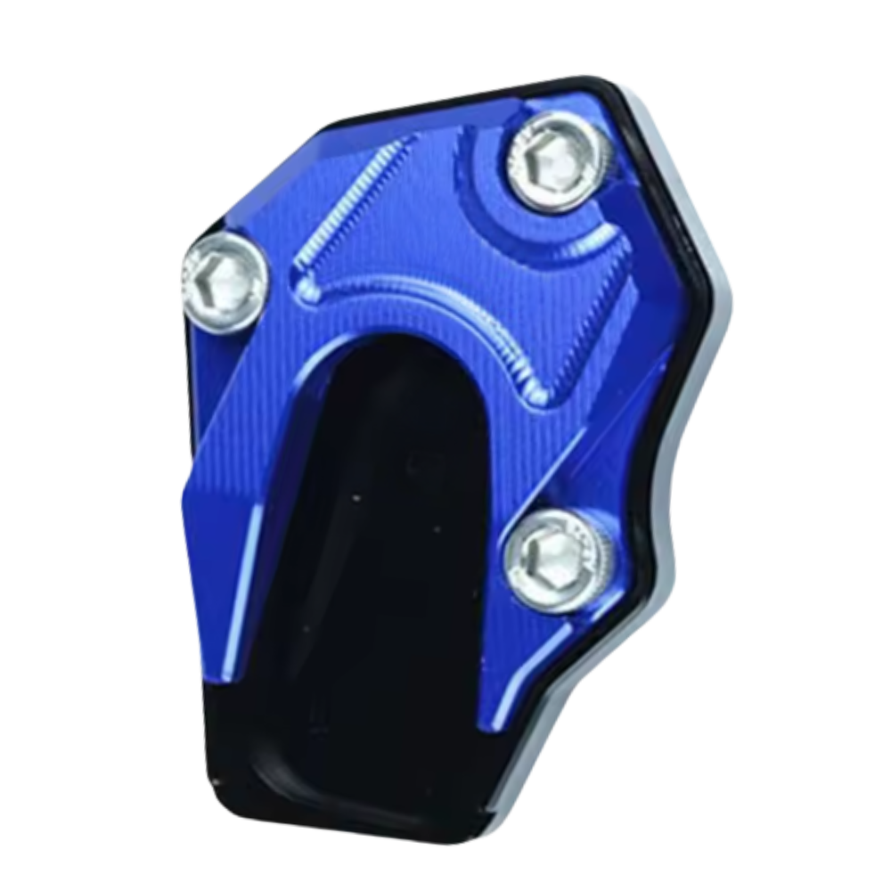 Support levier de béquille et plaque d'extension en alliage pour moto
