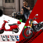 Support levier de béquille et plaque d'extension en alliage pour moto