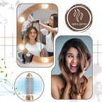 Brosse sèche-cheveux multifonction