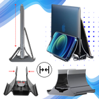 Support vertical multifonctionnel et stable pour ordinateur portable