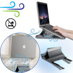Support vertical multifonctionnel et stable pour ordinateur portable
