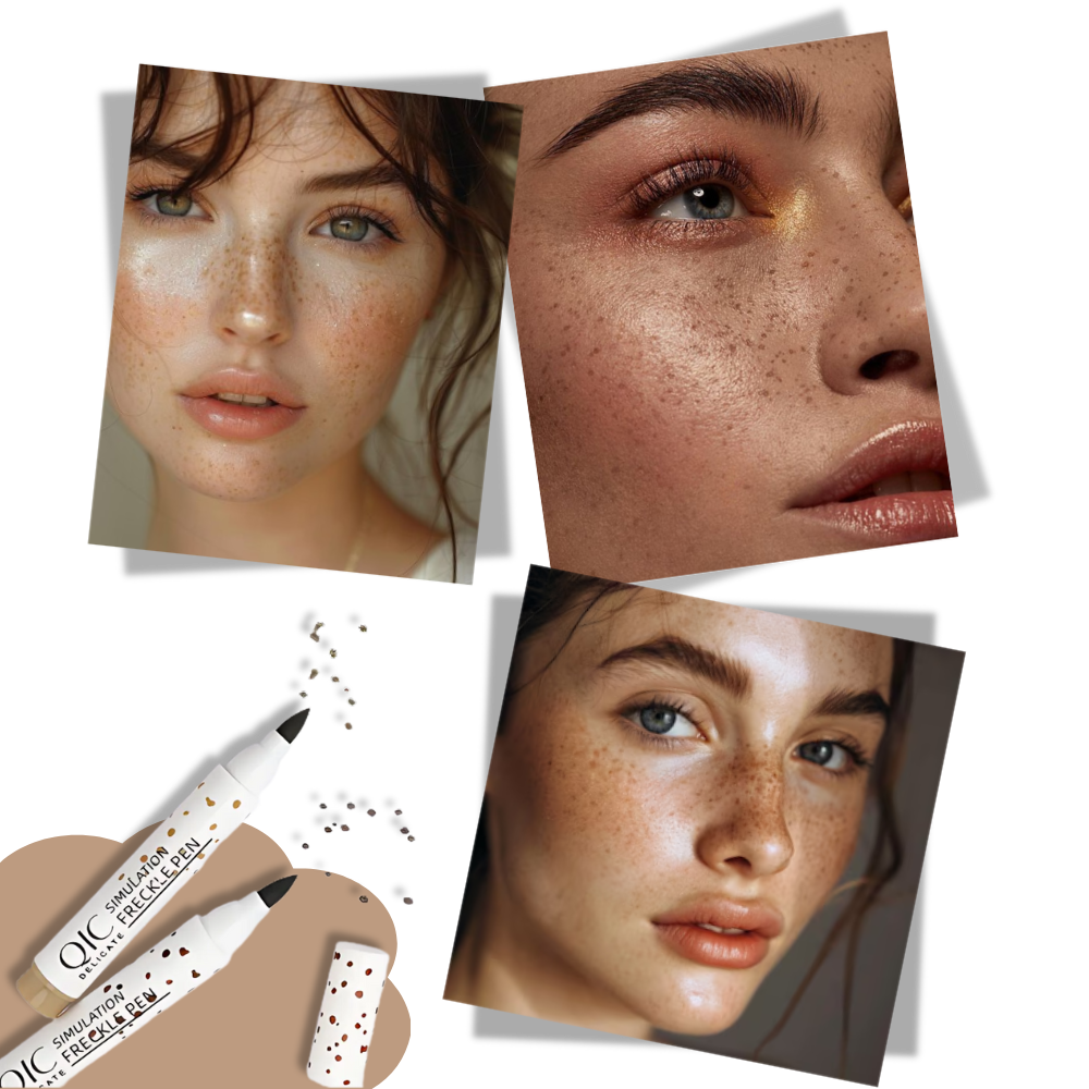 Stylo pour taches de rousseur à finition naturelle