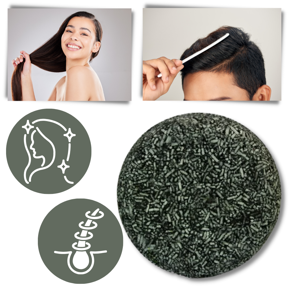 Shampoing solide naturel pour cheveux blancs