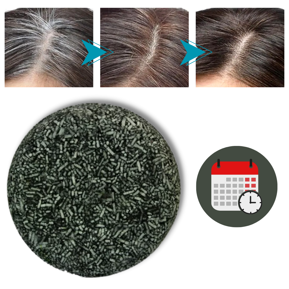 Shampoing solide naturel pour cheveux blancs
