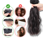Extension de cheveux naturelle à clips