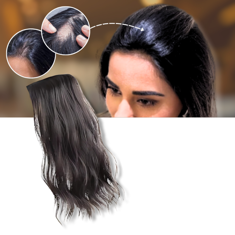 Extension de cheveux naturelle à clips