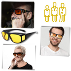 Lunettes de clarté pour la conduite de nuit