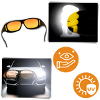 Lunettes de clarté pour la conduite de nuit