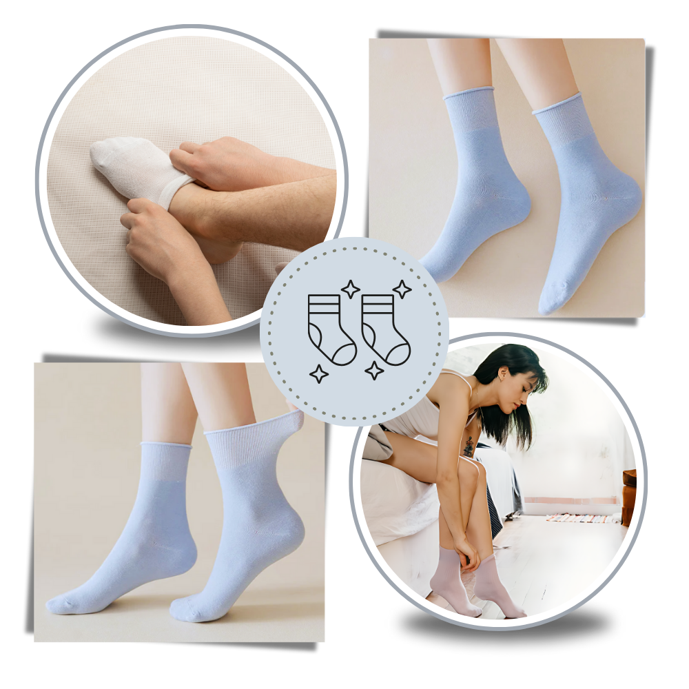 Chaussettes sans couture et non serrantes