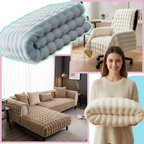 Housse antidérapante pour canapé en peluche douce