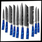 Couteaux japonais Bleu Atlantique