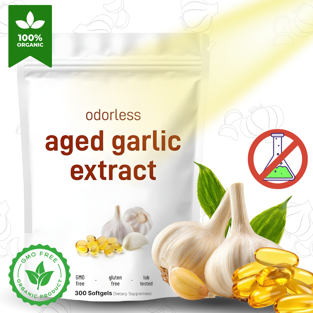 Gélules molles à l'extrait d'ail biologique