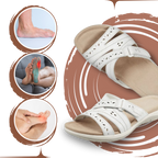 Sandales à bout ouvert avec semelles orthopédiques