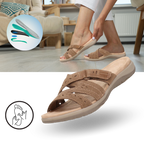 Sandales à bout ouvert avec semelles orthopédiques