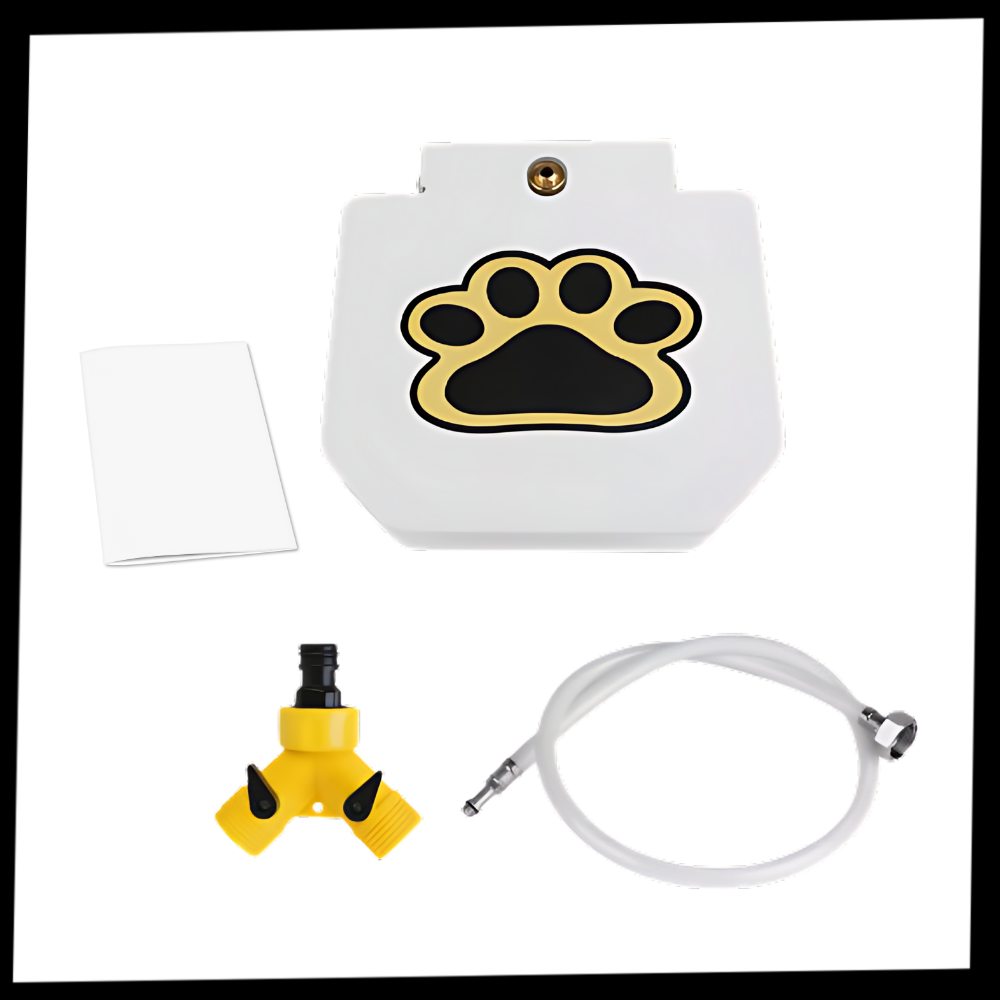 Fontaine à eau pour chien à activation par la patte