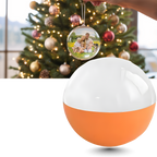 Boule de Noël avec souvenirs photo et vidéo personnalisés