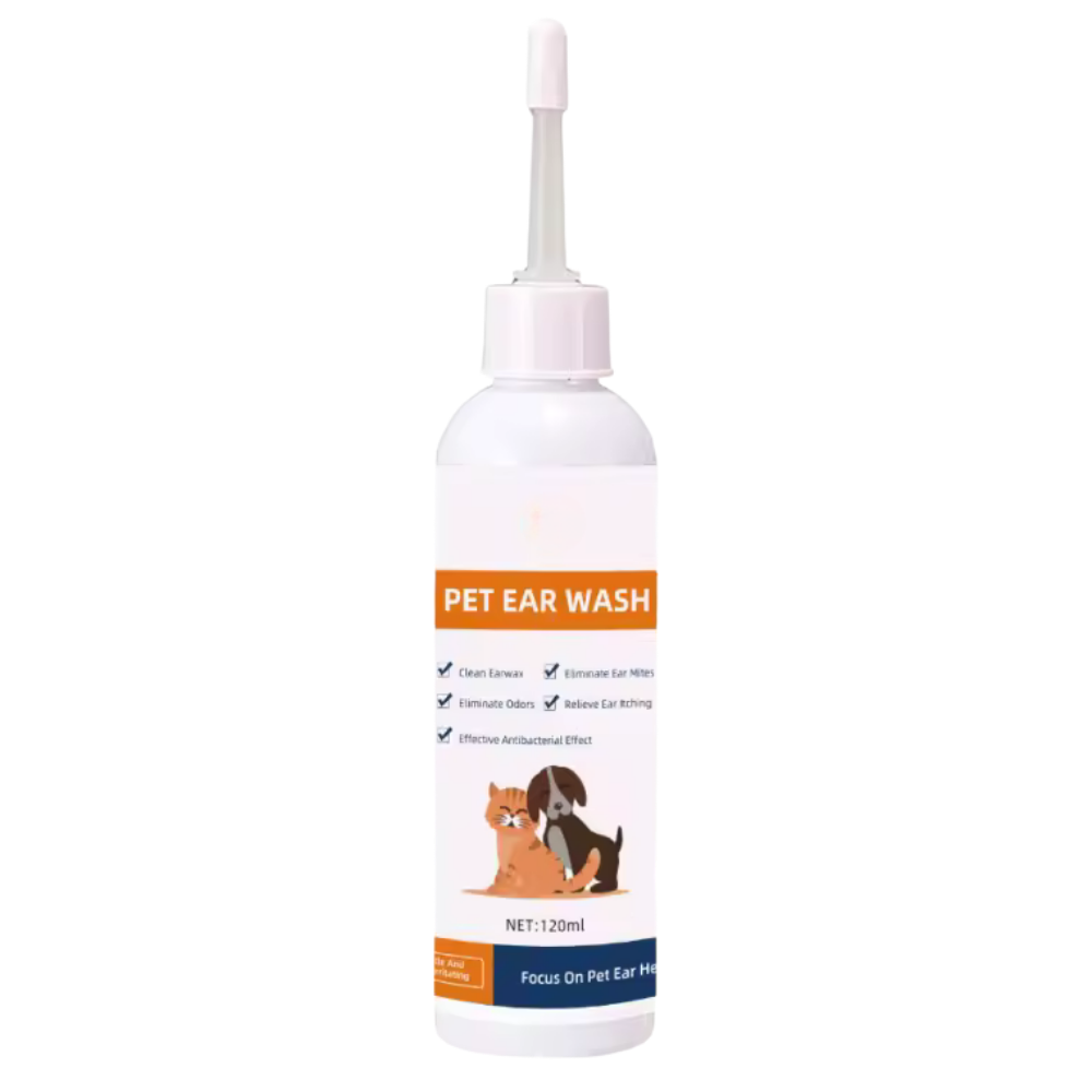 Nettoyant et désodorisant pour oreilles d'animaux