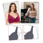 Soutien-gorge push-up sans fil grande taille