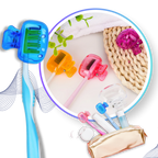 Couvercle hygiénique portable pour tête de brosse à dents