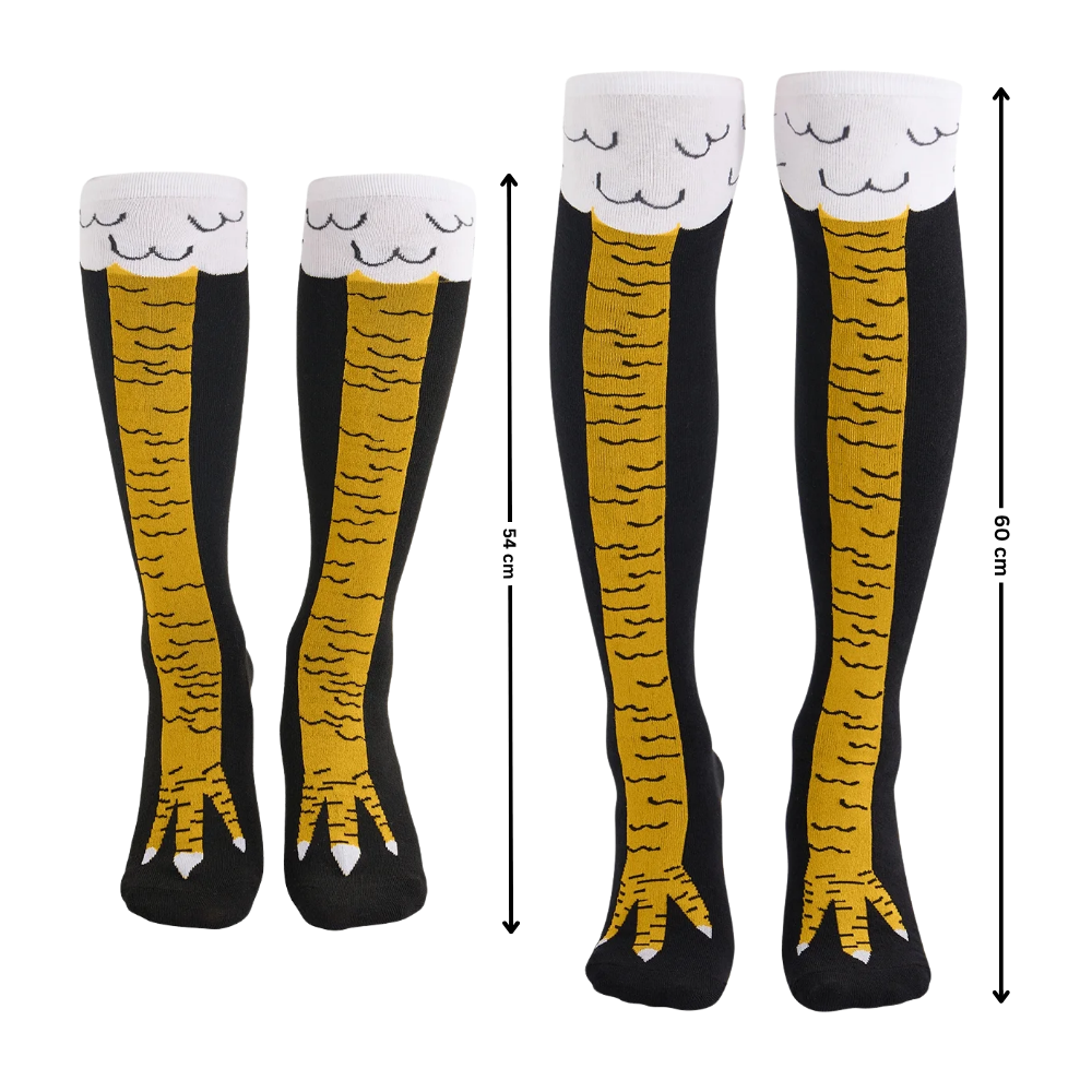 Chaussettes Motif Pattes de Poulet