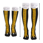 Chaussettes Motif Pattes de Poulet
