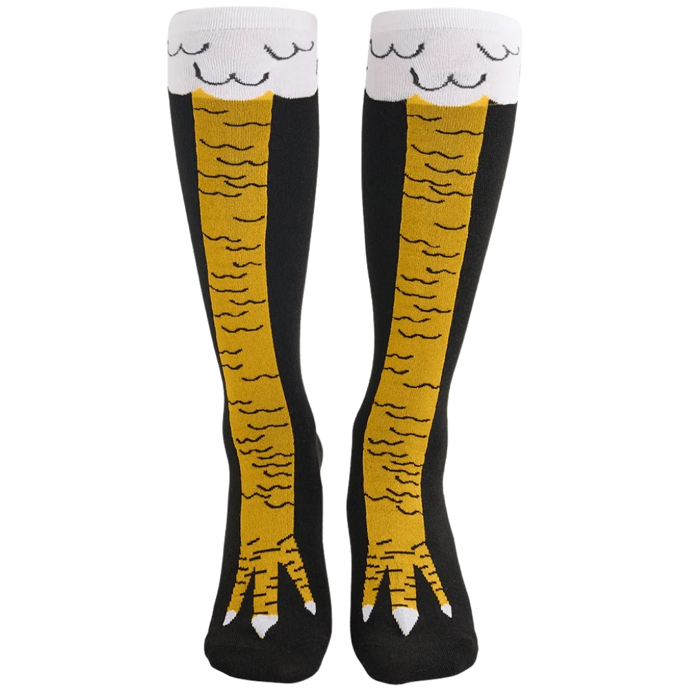 Chaussettes Motif Pattes de Poulet