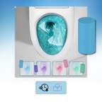 Bâton de nettoyage WC puissant anti-calcaire