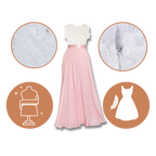 Robe en mousseline de dentelle Prairie Chic