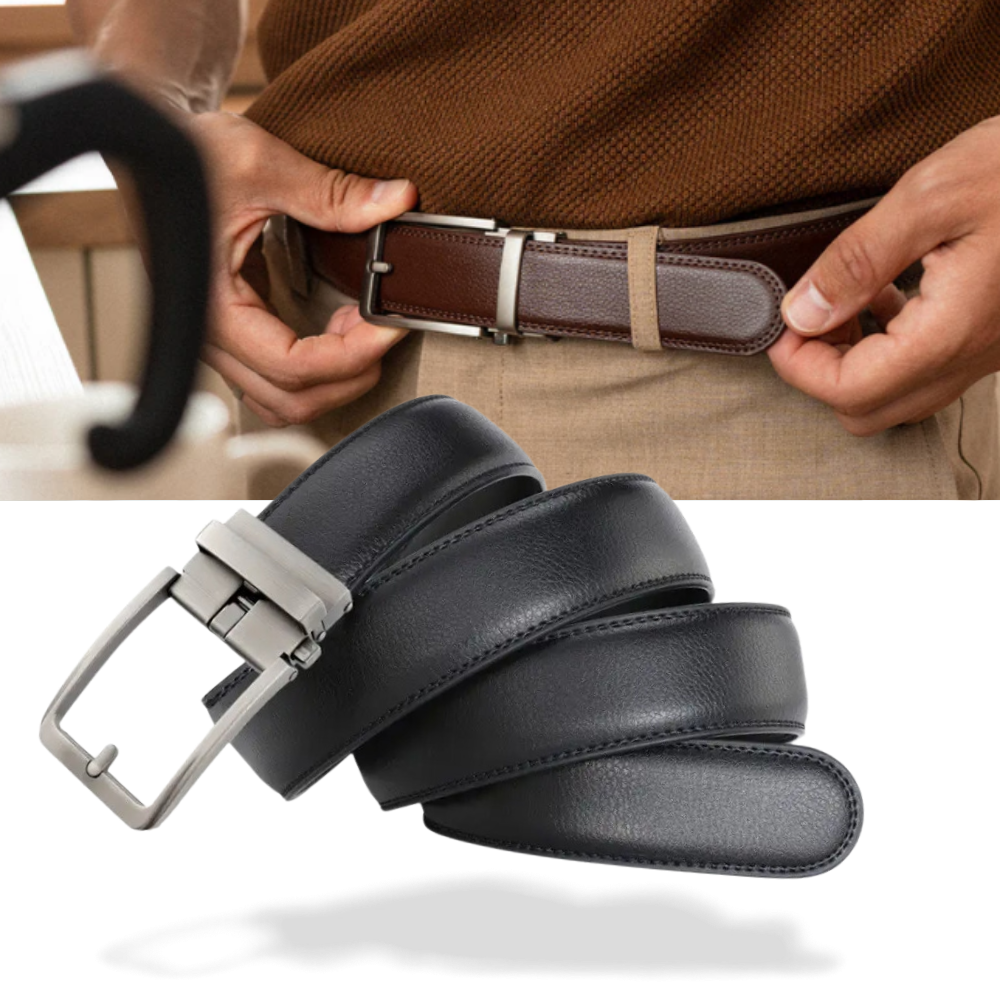 Ceinture automatique en cuir de vache